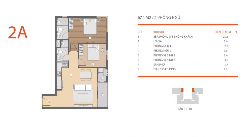 Bán căn 1pn+ 52m2 chung cư hausneu quận 9