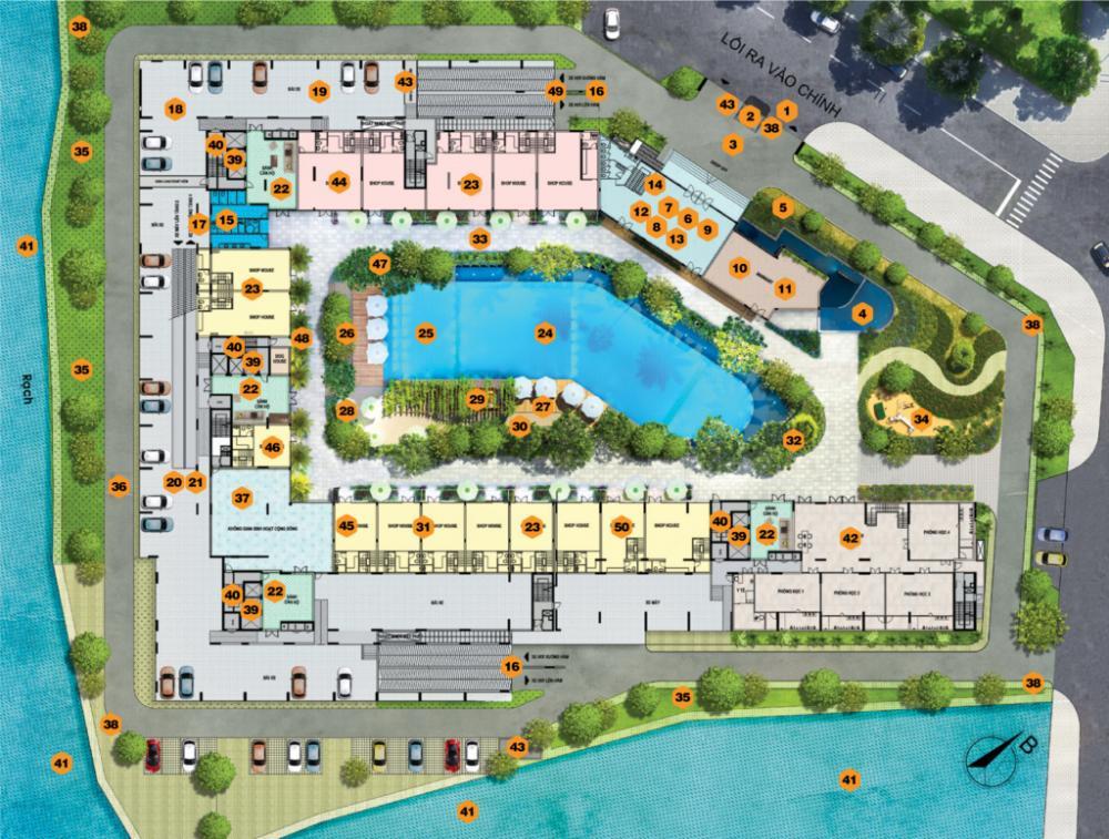 Độc quyền sở hữu căn góc 3pn 99m² view kênh thoáng đãng tại jamila khang điền
