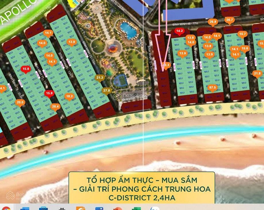 Bán bt đơn lập, 2 mặt tiền, vinhomes hạ long xanh, qn, 295m2 4t mt 13,5m view công viên, 123tr/m2