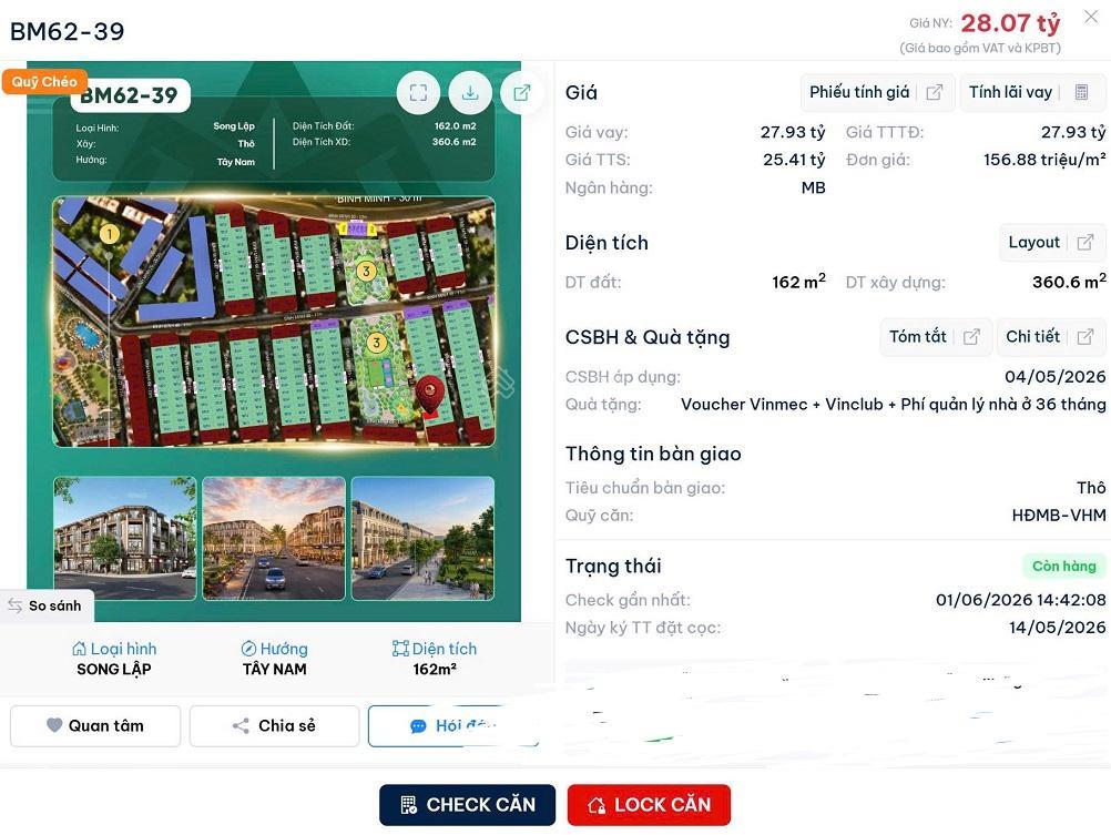 Bán bt song lập, vịnh bình minh, hạ long xanh, căn áp góc, view biển, view công viên 162m² 4t 25tỷ