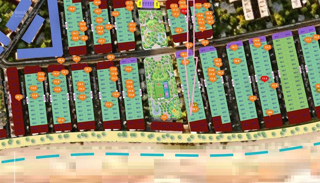 Bán bt song lập, vịnh bình minh, hạ long xanh, căn áp góc, view biển, view công viên 162m² 4t 25tỷ