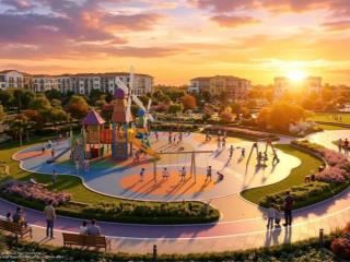 Bán bt song lập, lô góc, view công viên, vinhomes hạ long xanh, 200m², 4 tầng, mt18m, giá đầu tư
