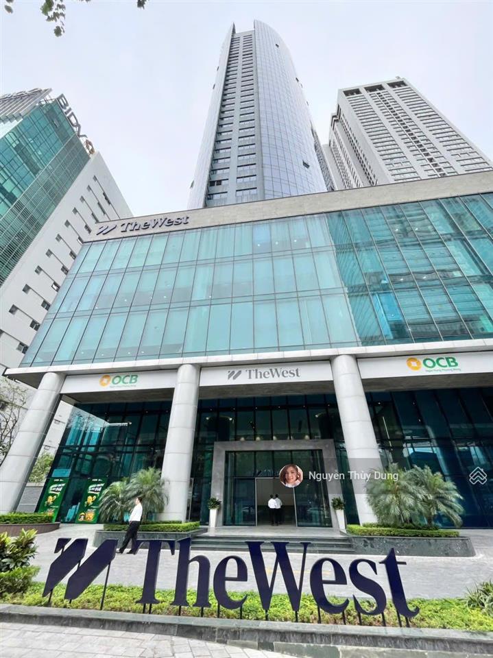 Bql toà nhà cho thuê văn phòng the west 265 cầu giấy, dt 929m2 có cắt nhỏ, giá chỉ từ 220k/m2/tháng