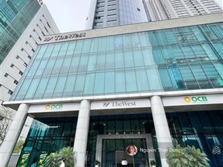 Bql toà nhà cho thuê văn phòng the west 265 cầu giấy, dt 929m2 có cắt nhỏ, giá chỉ từ 220k/m2/tháng