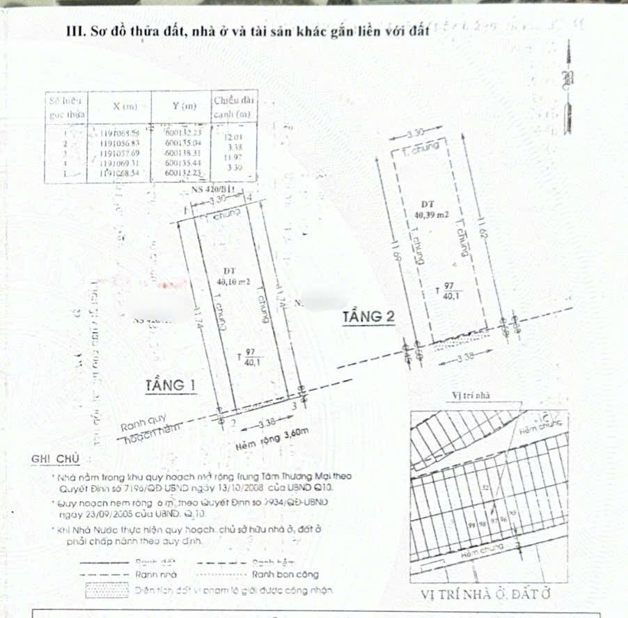 Nhà bán hxh quận 10 ngay cầu vượt 3/2 & siêu thị sg  41m² vuông vức  giá đầu tư chỉ 6,99 tỷ