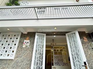 Nhà mới 3 tầng ngang 6m hiếm  full nội thất  40m ra hẻm xe hơi  huỳnh tấn phát dtsd 109m2