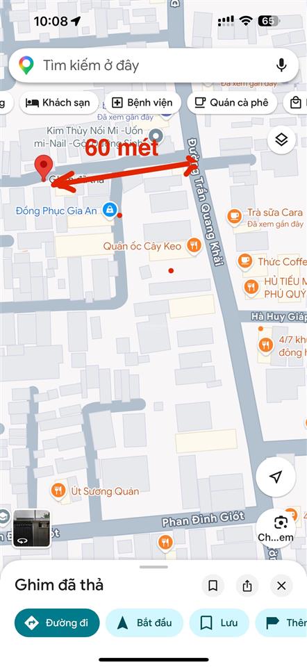 Bán nhà 51/9 đường trần quang khải, p. đông hòa, hcm. địa chỉ cũ tp. dĩ an, bình dương. dt  315m2
