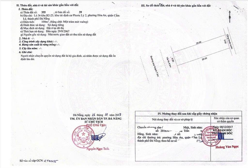 Bán gấp lô đôi kdc phước lý 2, chính chủ, vị trí đẹp gần chợ, bến xe, trường học