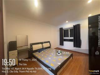 Cho thuê căn hộ chung cư nguyễn thị định, 100m2 3n 2wc căn góc full đồ, giá 15tr/th