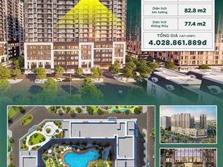 Căn góc 3pn view 2 mặt sông mã & vinhomes star city giá chỉ 3,3 tỷ