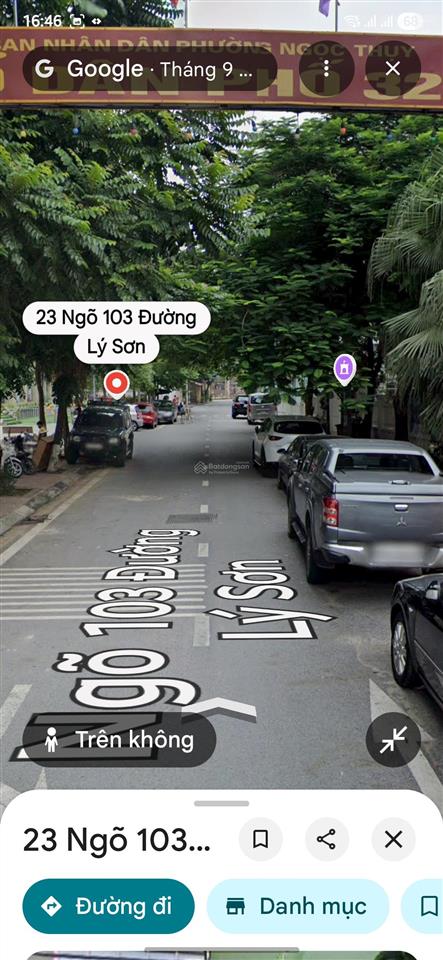 Chính chủ bán đất ngõ 103 đường lý sơn, bồ đề, hà nội
