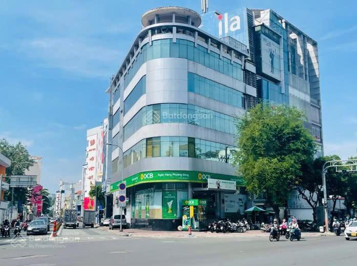 Ngộp bank! siêu vị trí tòa nhà góc 2mt đường cách mạng tháng 8. hầm 7 tầng  hđt 350tr, giá 68 tỷ