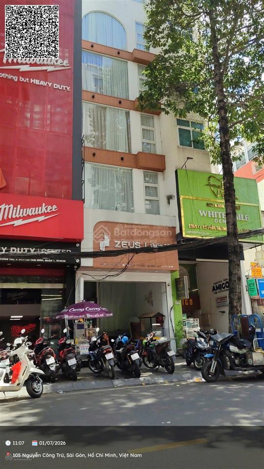 Siêu phẩm mt nguyễn công trứ quận 1  79m²  hầm + 6 tầng thang máy  thuê 120 triệu/tháng  55 tỷ