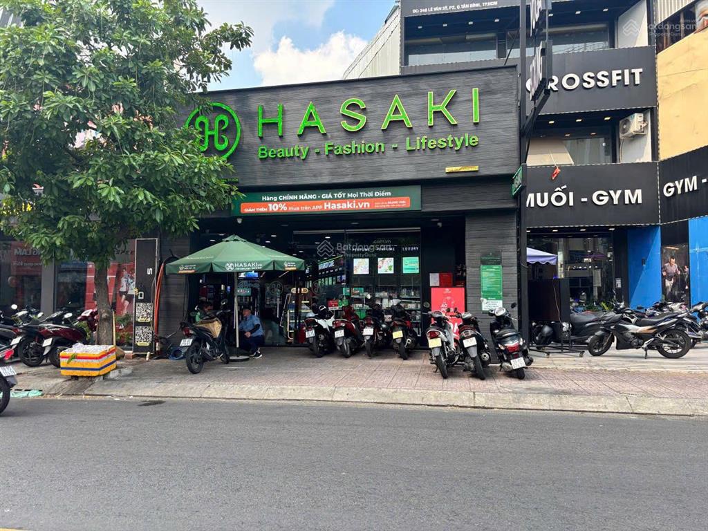Hasaki thuê 130 triệu/tháng 277m2 mặt tiền lê văn sỹ chỉ 267 triệu/m2  ctxd h7t  giá bán 74 tỷ