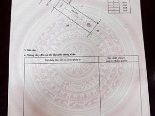 Tổng diện tích 10 x 40 có sẵn 100m2 thổ cư, mặt tiền đường nhựa rộng 32m