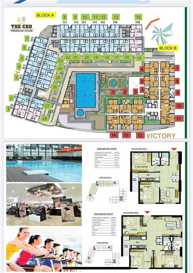 Chính chủ gửi bán căn hộ 2pn giá tốt tại the cbd 65m2 giá chỉ 3.350 tỷ
