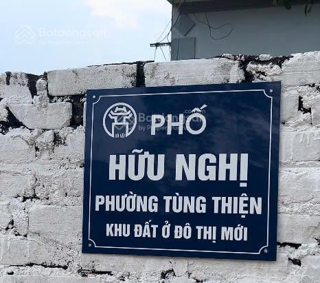 100m đất nền thổ cưôtô tránhgần 2 trường đhkhu dân cư đông đúc phố hữu nghị, tùng thiện, sơn tây
