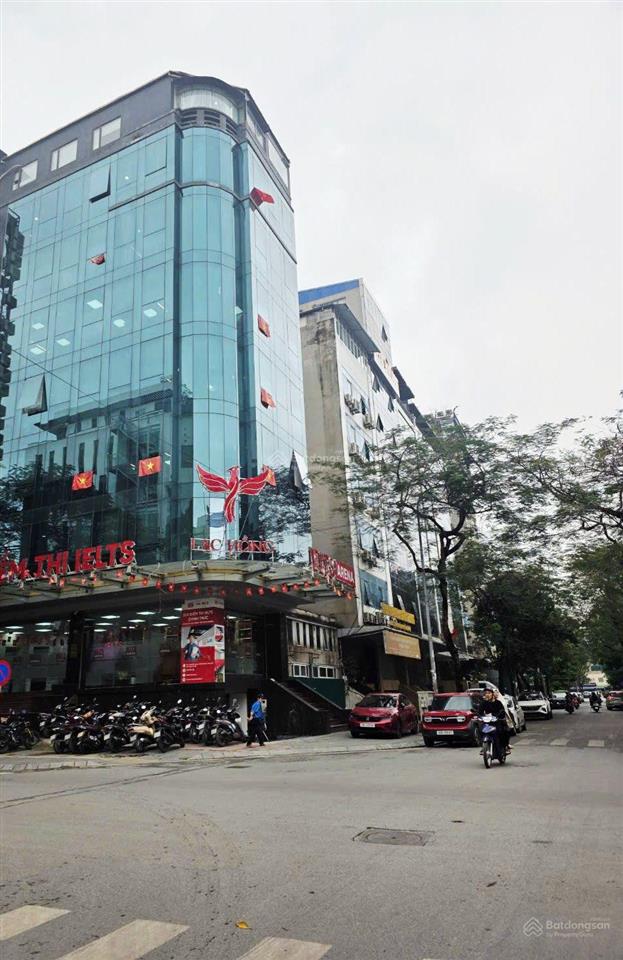 130 tỷ  tòa nhà mặt phố phùng chí kiênhoàng quốc việt 275m*9t mt11m cầu giấy, 2 thoáng, doanh