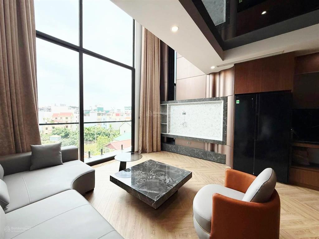 Nhà đẹp cổ nhuế 56m2*7t mt 5m 14 tỷ lô góc 3 thoáng, gara ô tô, thang máy, tặng full nội thất