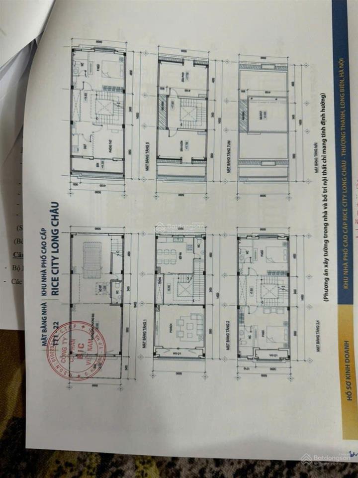 Biệt thự liền kề mặt hồ him lam, thượng thanh  dự án rice city 345tr/m²