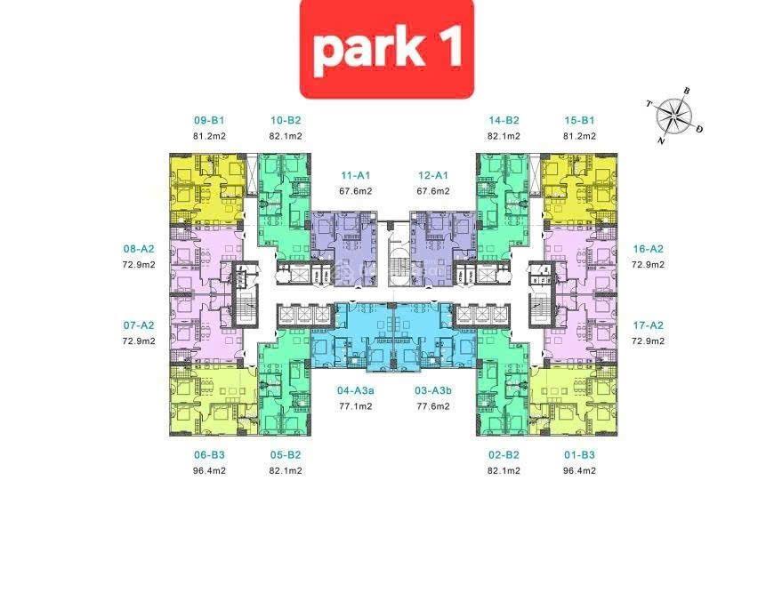3,8 tỷ 72,9m 2n2vs chung cư eurowindow river park đông trù