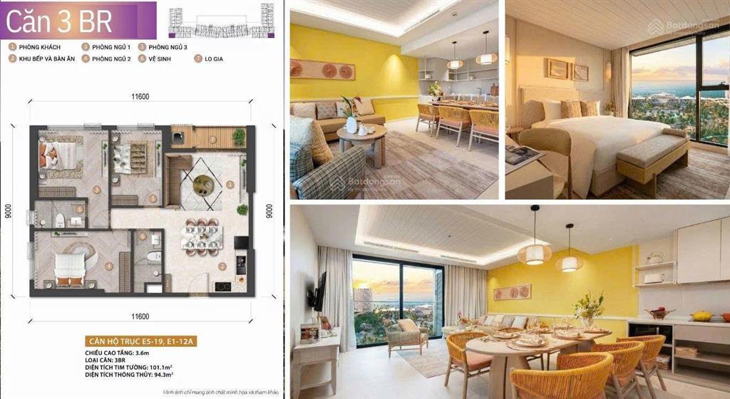 Bán cc blanca city, 11,254 tỷ, 101,1m², 3pn, p10, vũng tàu, view đẹp