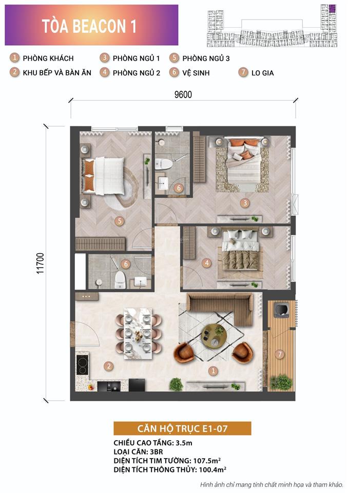Bán căn hộ 3pn, 2wc ở blanca city, 7,856 tỷ, 107,5m2, cực chất!