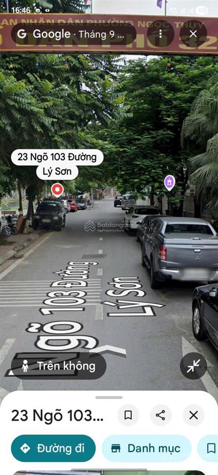 Chính chủ bán đất ngõ 103 đường lý sơn, long biên, hà nội. miễn trung gian.