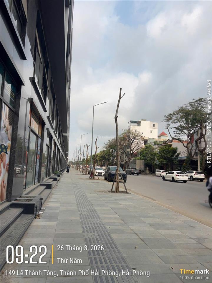 Siêu phẩm đầu tư shophouse trung tâm hải phòng sát 10 tòa chung cư, 78m2, mt 6m, 7 tầng, 14.5 tỷ