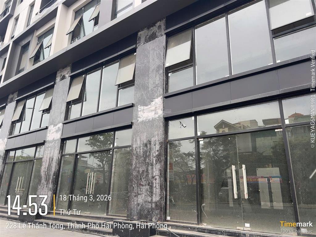 Siêu phẩm đầu tư shophouse trung tâm hải phòng sát 10 tòa chung cư, 78m2, mt 6m, 7 tầng, 14.5 tỷ
