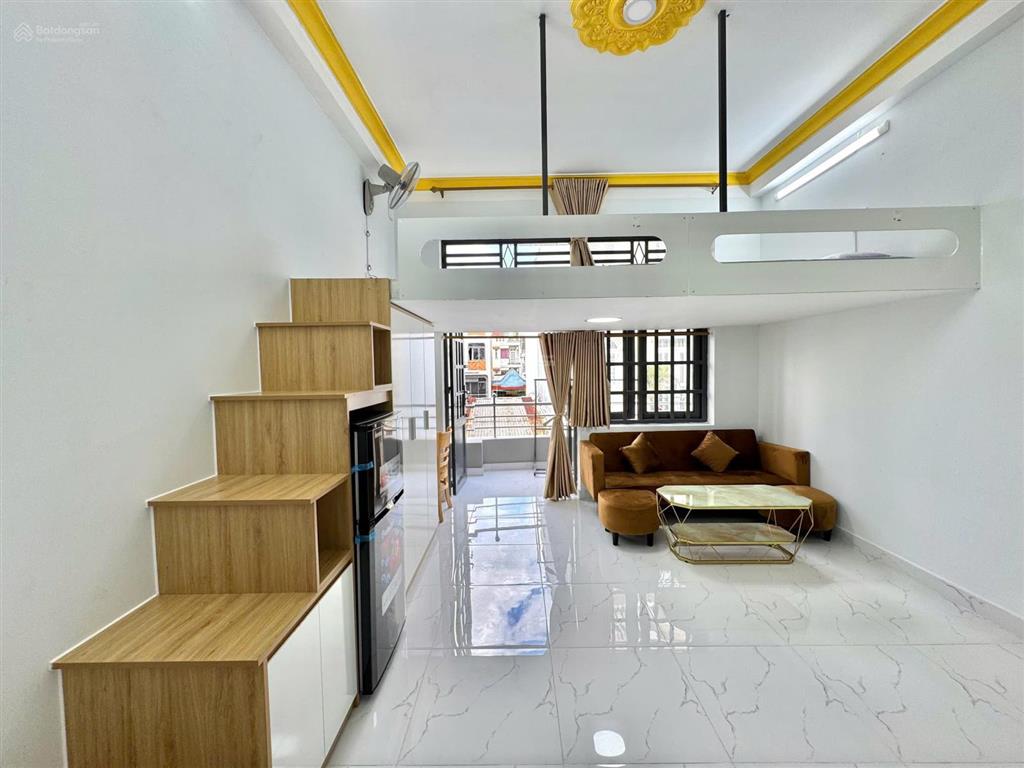 Cho thuê phòng giá tốt có gác ban công full nội thất máy giặt riêng trường chinh tân bình
