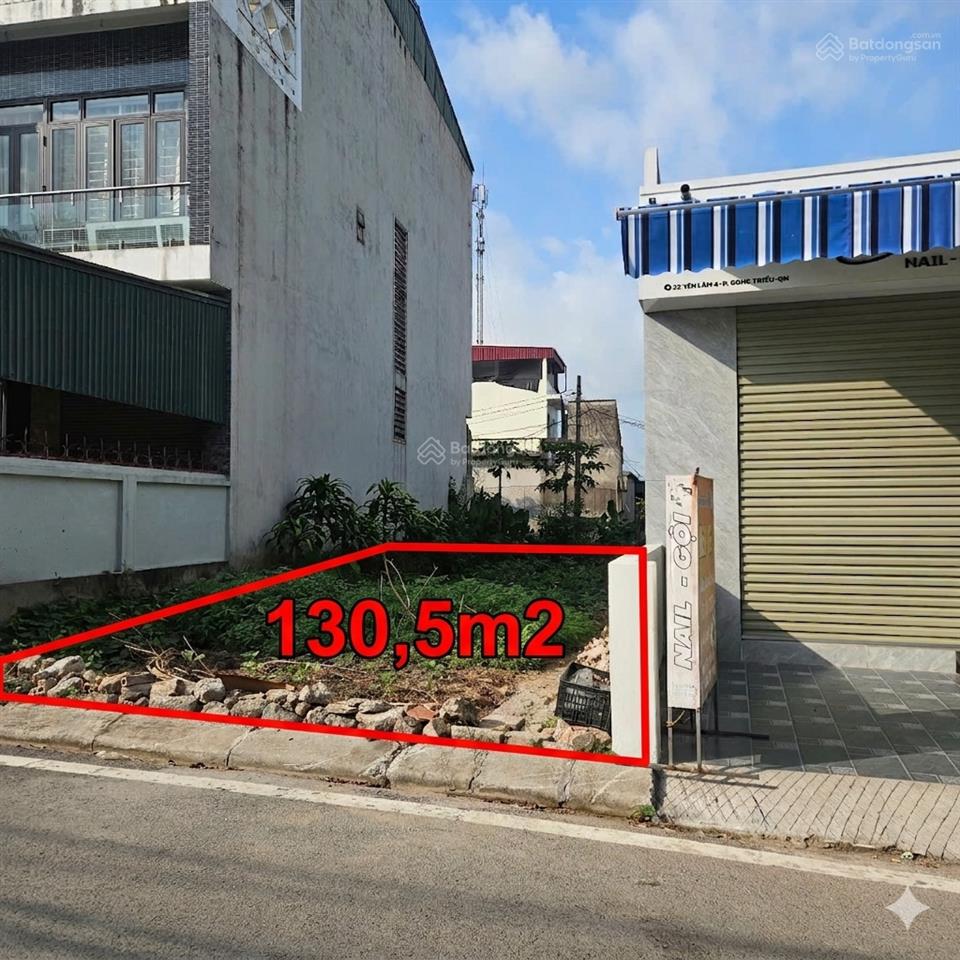Bán đất tại đông triều, quảng ninh, 2,25 tỷ, 130,5 m2, mặt đường 6m, gần trường cấp 1,2 40m