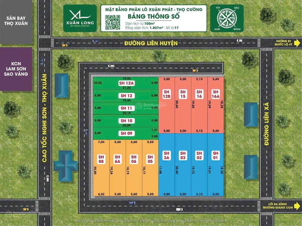 Bán cho anh em đầu tư để ở, gần tỉnh lộ 47 và cao tốc nghi sơn thọ xuân e xin mời nhà đầu tư f.o