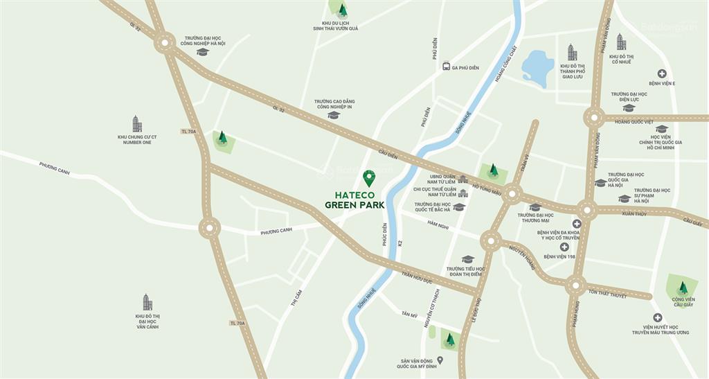 Bán bt lk02, hateco green city, 78,44m2, giá thỏa thuận, trần hữu dực, nam từ liêm