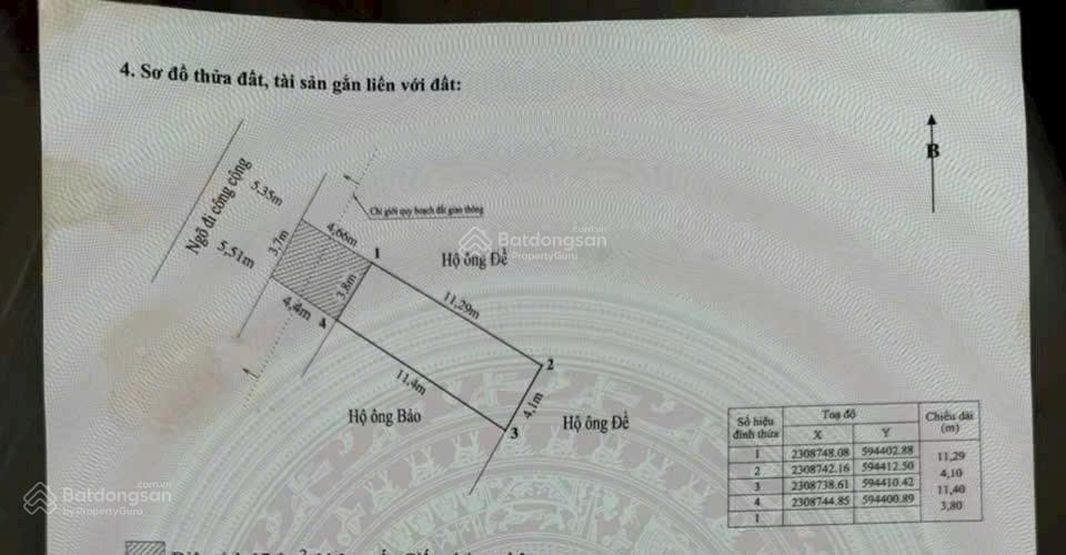 Bán đất tại ngõ 350, đường hà nội, 2,48 tỷ, 45m2, view đẹp hot!