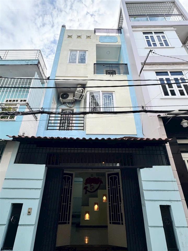 Hẻm xe hơi bùi đình túy bình thạnh  gần chợ bà chiểu  4 tầng  52m²  4pn  sổ vuông 7,99 tỷ tl