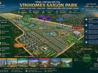 Vinhomes saigon park siêu đô thị tri thức phía tây bắc tp.hcm booking giữ chỗ sớm giai đoạn 1