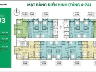 Bán cc 3pn 2wc tại jade square, 86m2, 8,298 tỷ
