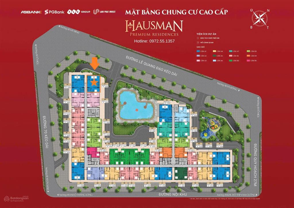 Chính chủ bán căn hộ 3 pn tầng trung, căn góc, view đẹp dự án hausman premium residences (a1.h1.12)