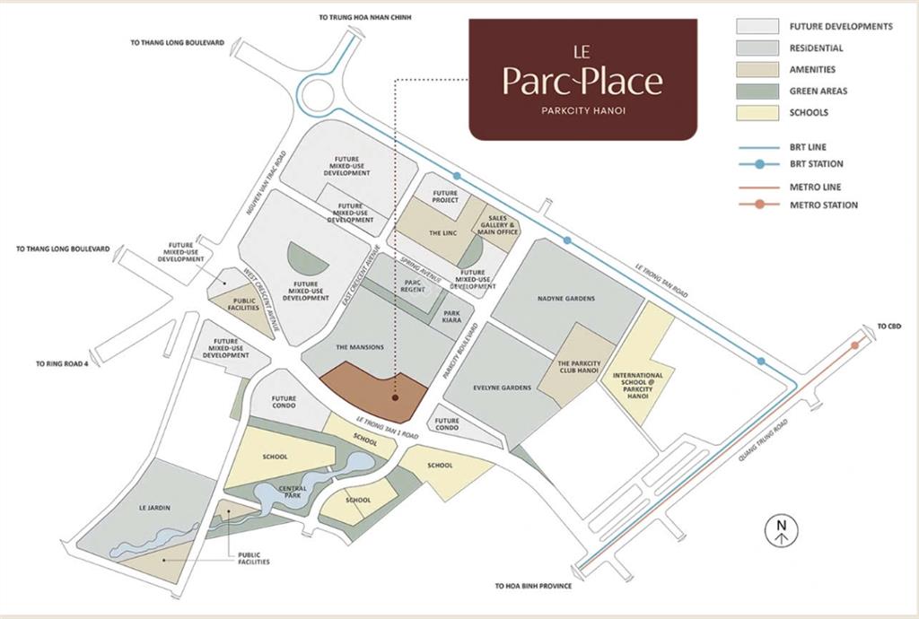 5 suất ngoại giao phân khu le parc place tại park city  hà đông   0923 888 ***