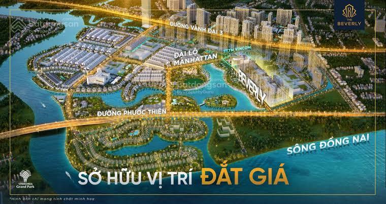 The beverly vinhomes grand park 1pn + 54m² giá chỉ 3,5 tỷ  căn đẹp hàng cđt