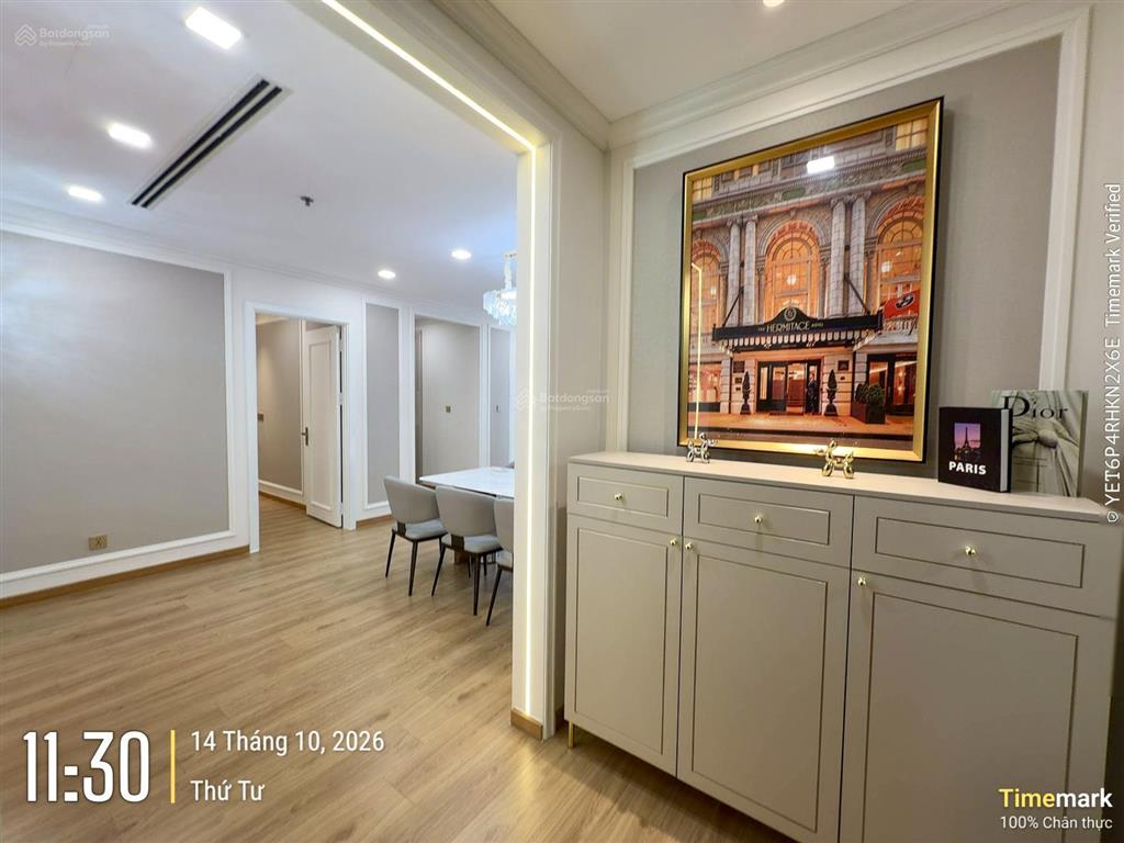 Bán nhanh 3pn park 7, 116,8m2, 2 ban công, nhà nội thất decor đẹp