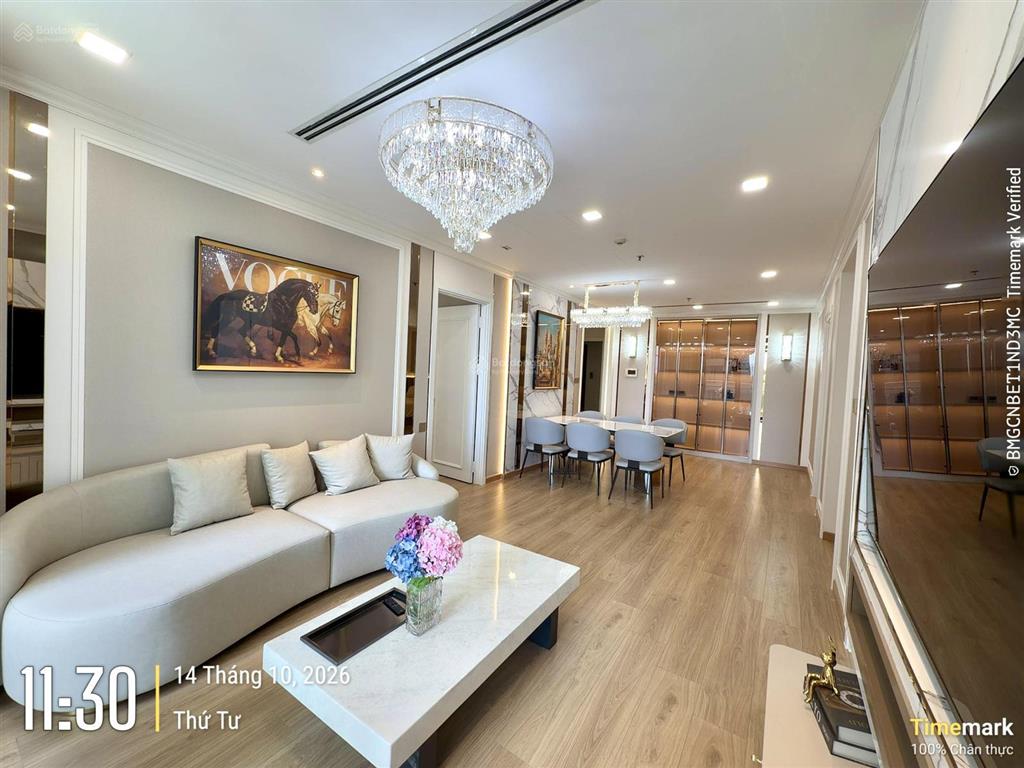 Bán nhanh 3pn park 7, 116,8m2, 2 ban công, nhà nội thất decor đẹp