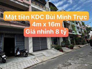 Quá rẻ. nhà mặt tiền giá chỉ 8.x tỷ, bán nhà mặt tiền kdc bùi minh trực, gần bến xe quận 8
