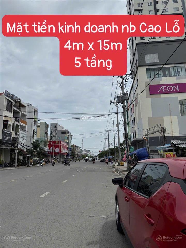 Bán nhà mặt tiền kinh doanh, 4 tầng  6pn, đối diện tttm parcmall, đường cao lỗ, quận 8