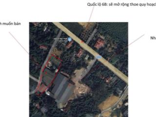 Chính chủ bán 2.222m2 đất và kho xưởng sát quốc lộ 6b phú thọ, sát quốc lộ 6b, 5,6 tỷ