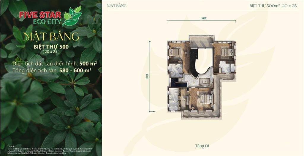 Chỉ 30 phút từ quận 1 để trở về biệt thự 500m2 the royal