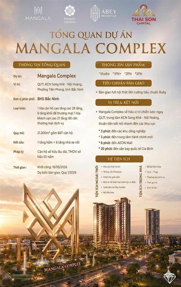 Nhận booking chung cư mangala complex  bđs dòng tiền của thời đại