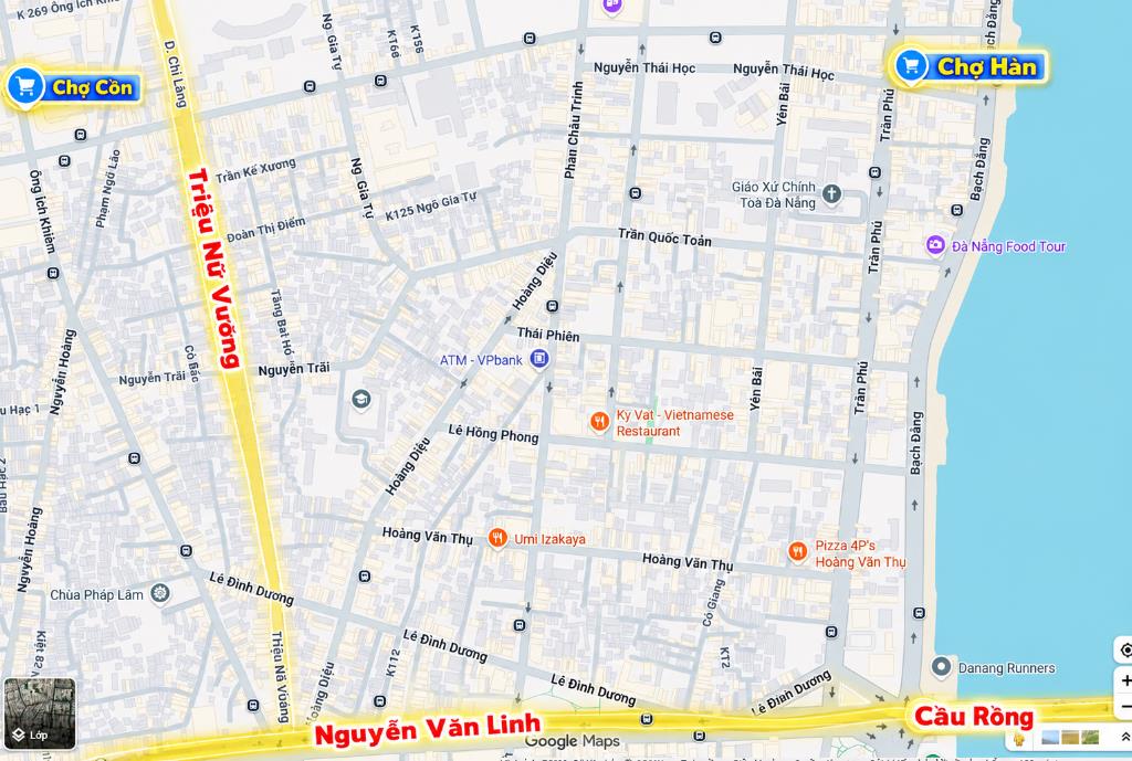 🎗️Giảm chào | 91m2 Triệu Nữ Vương P.Hải Châu (Ngang 8m) | Chỉ 3.6 tỷ