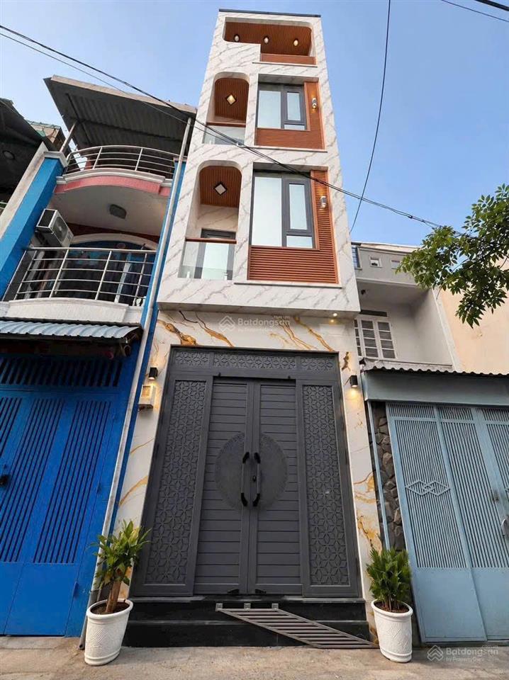 Bán nhà mai xuân thưởng giáp quận 5, dt 42m2 5 tầng 6pn. hẻm nhựa 7m thông